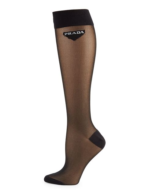 prada knee high stockings|Prada Socks for Women .